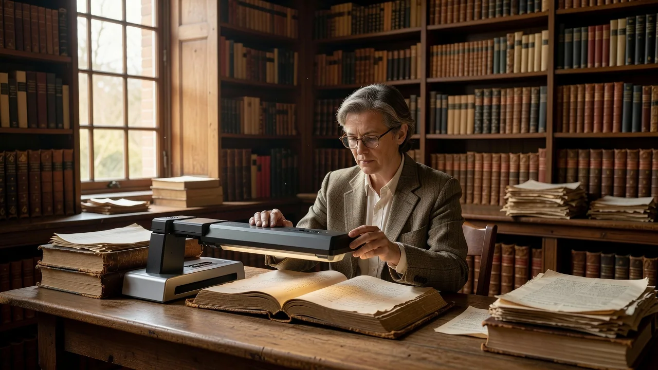Digitalización de documentos históricos en un archivo