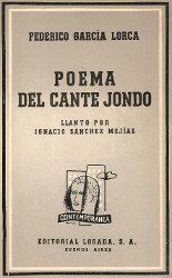 POEMA DEL CANTE JONDO de García Lorca | Descargar PDF completo